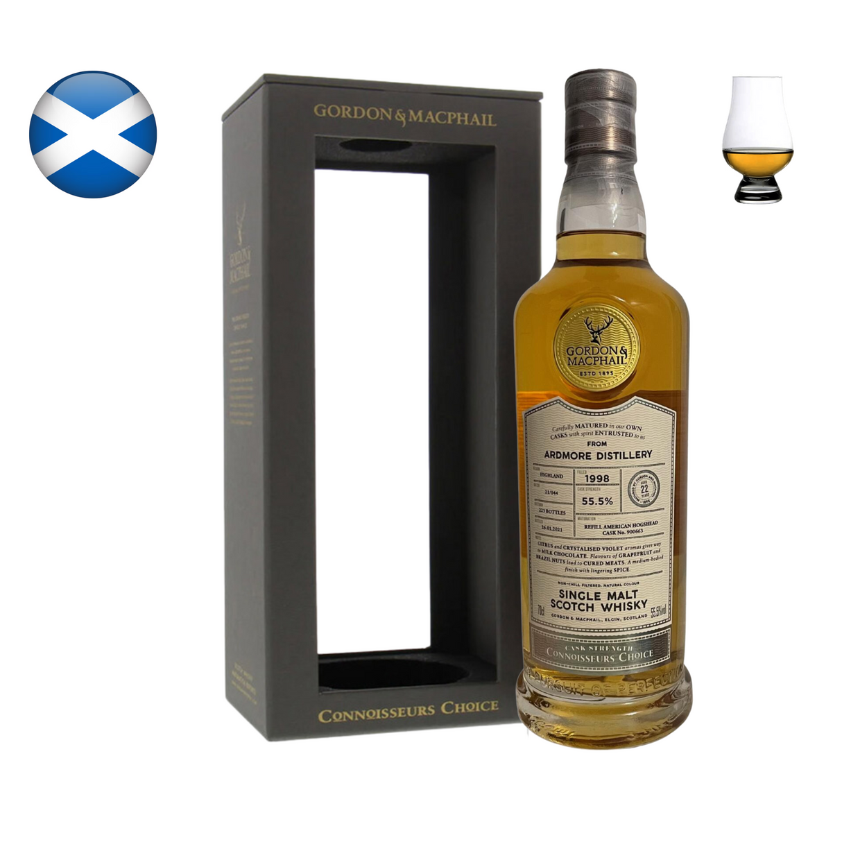 Ardmore 1998, 22 Year Old "Connoisseurs Choice" G&M