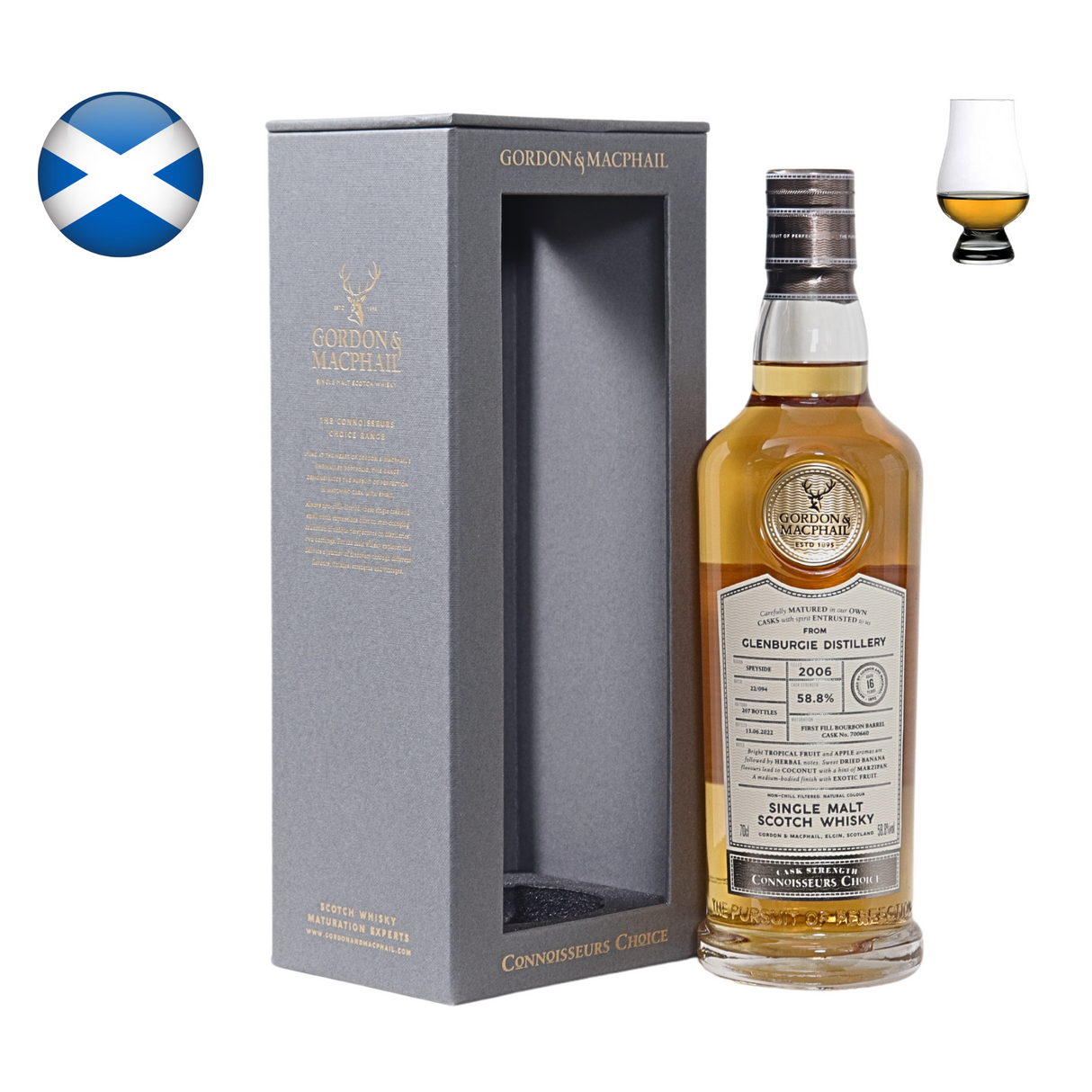 Glenburgie 2006, 16 Year Old "Connoisseurs Choice" G&M