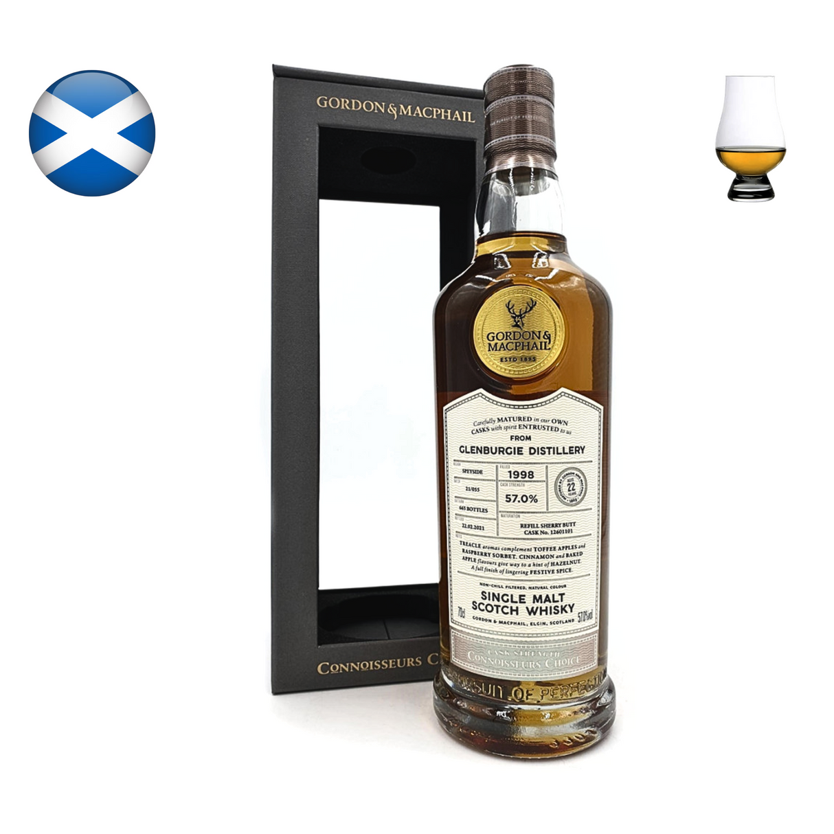 Glenburgie 1998, 22 Year Old "Connoisseurs Choice" G&M