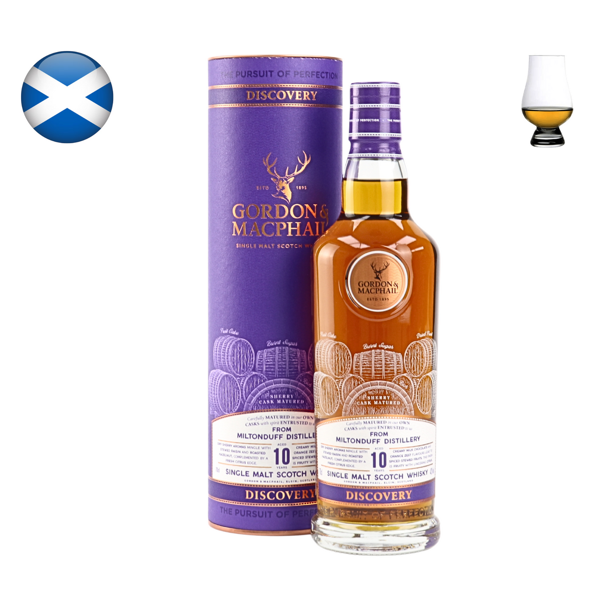 Miltonduff 10 Year Old "Discovery" G&M