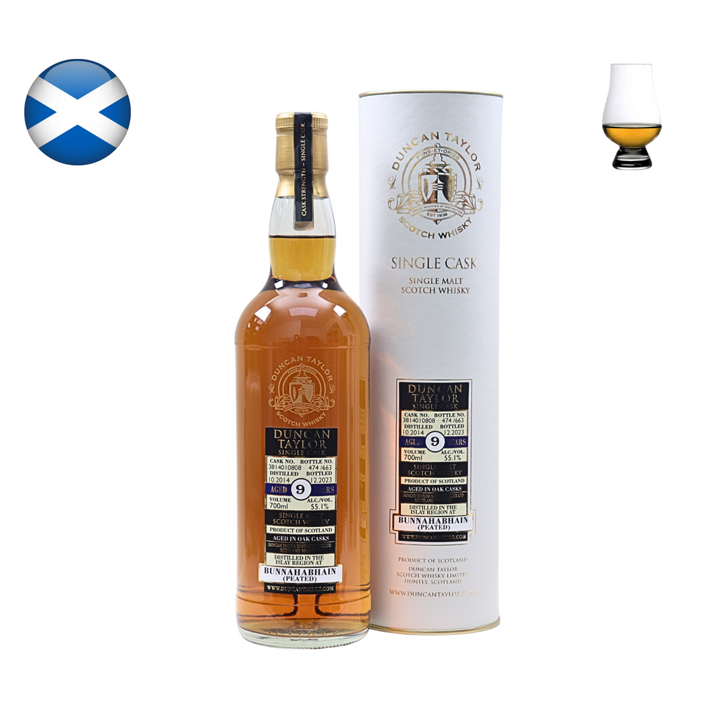 Bunnahabhain 2014, 9 Year Old (Peated), Single Cask, Duncan Taylor