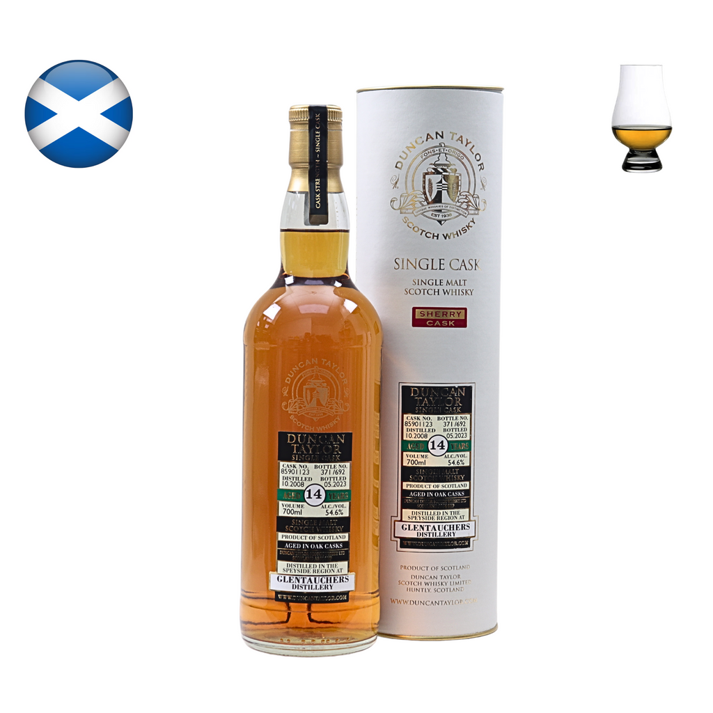 Glentauchers 2008, 14 Year Old, Single Cask, Duncan Taylor