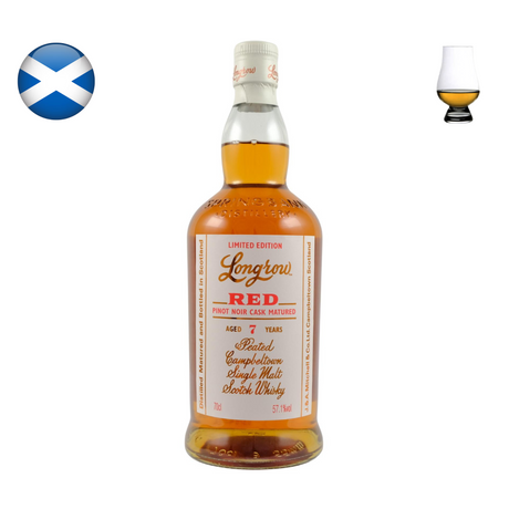 Longrow "Red" 7 Year Old, Pinot Noir Cask Matured
