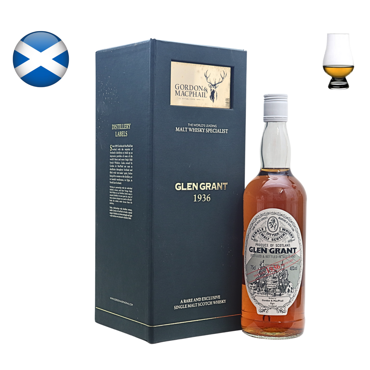 Glen Grant 1936, G&M "Distillery Labels"