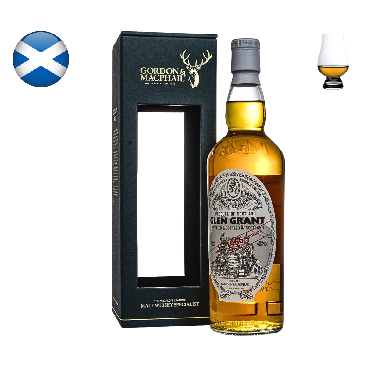 Gordon & MacPhail "Distillery Labels" Glen Grant 1966