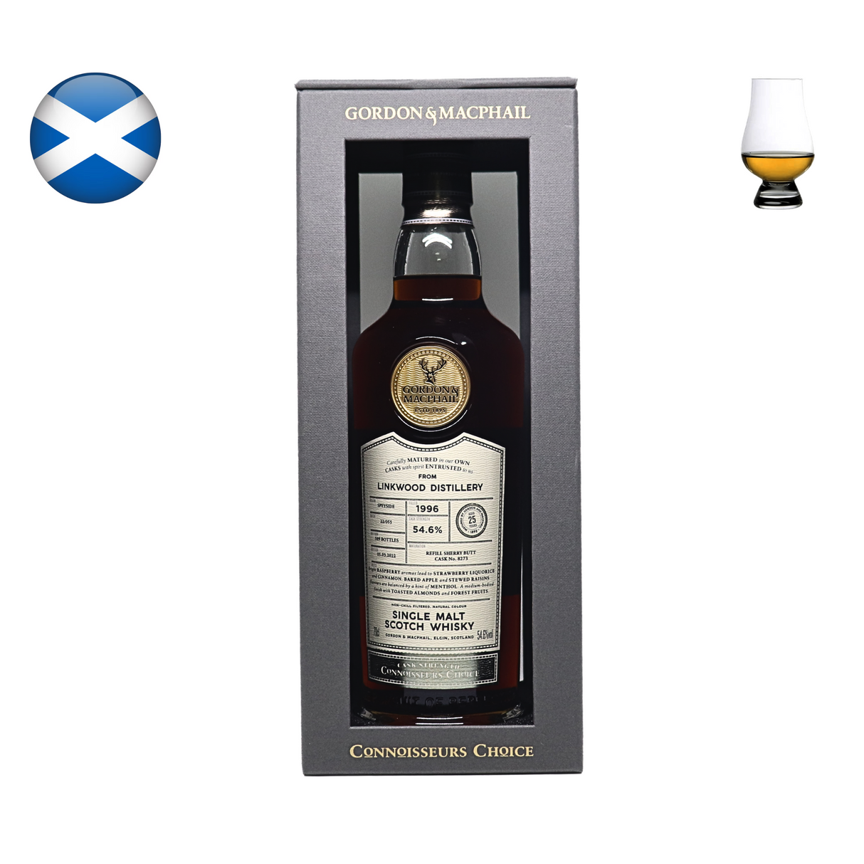 Linkwood 1996, 25 Year Old "Connoisseurs Choice" G&M
