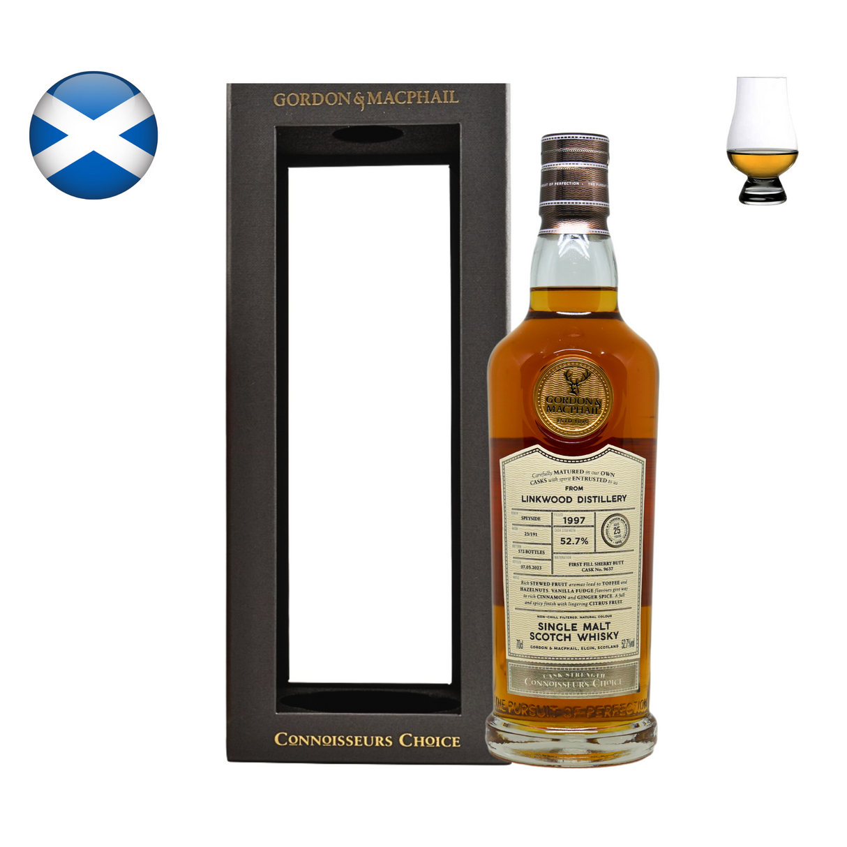 Gordon & MacPhail "Connoisseurs Choice" Linkwood 1997, 25 Year Old