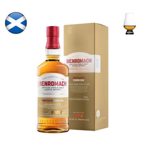 Benromach 2013 "Contrasts" Virgin Oak 10 Year Old, 700ml