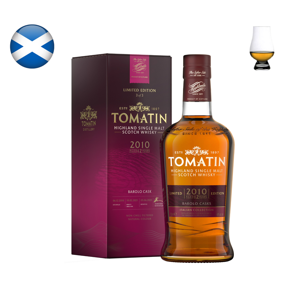 Tomatin "Italian Collection" Barolo Casks 2010, 12 Year Old