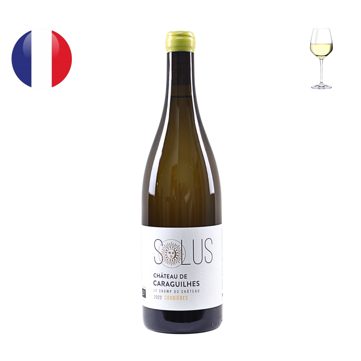 Chateau de Caraguilhes "Solus" Corbieres Blanc 2022