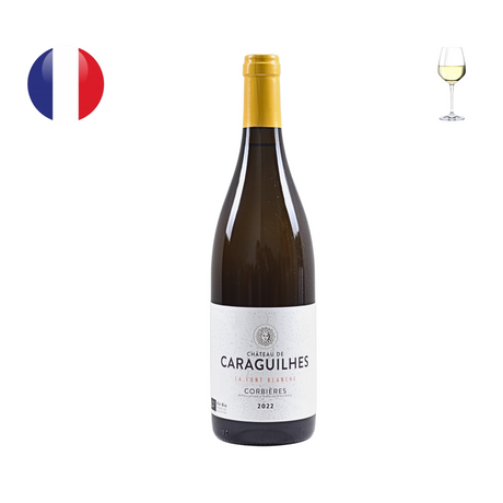 Chateau de Caraguilhes "La Font Blanche" Corbieres Blanc 2022Chateau de Caraguilhes "La Font Blanche" Corbieres Blanc 2022