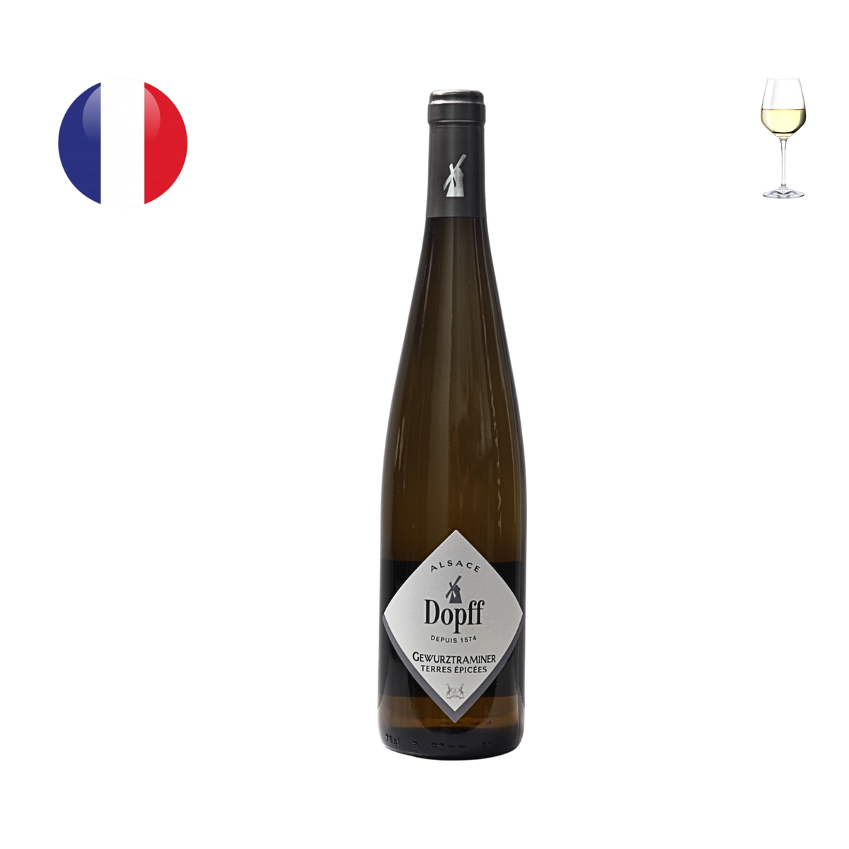 Dopff au Moulin Gewurztraminer Terres Epicees 2023, 750ml