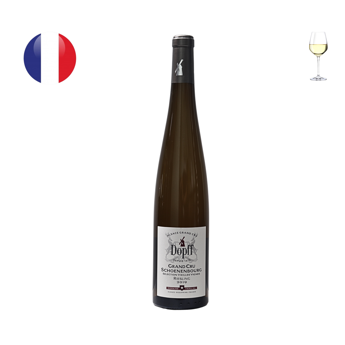Dopff au Moulin Domaine Familial Riesling Grand Cru Schoenenbourg V.V. 2019, 750ml
