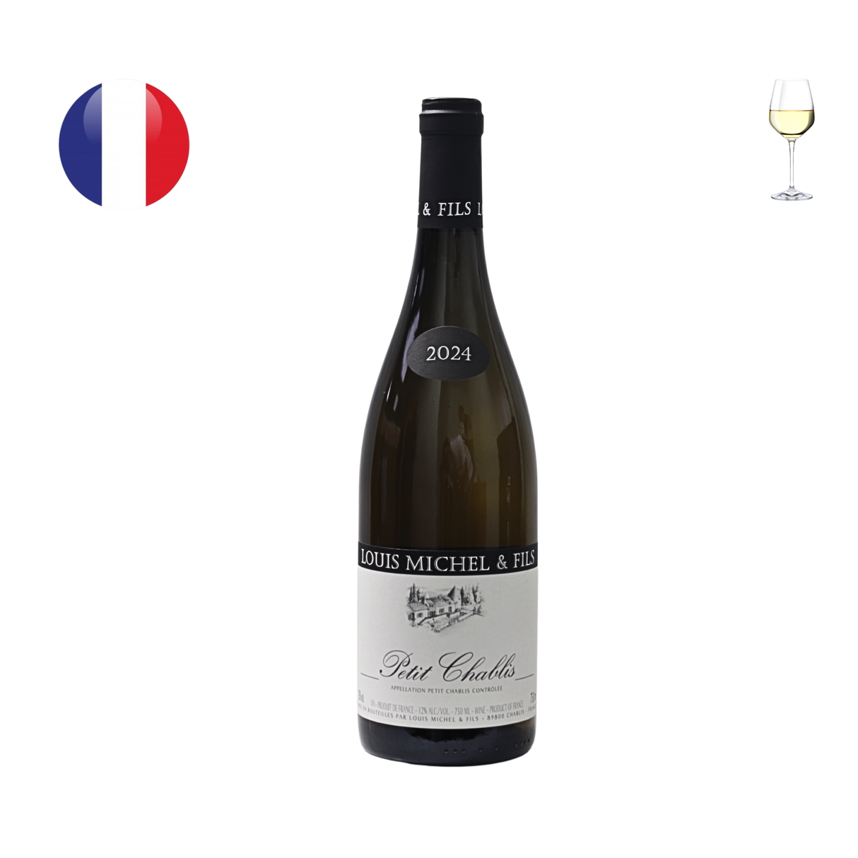 Domaine Louis Michel Petit Chablis 2024, 750ml