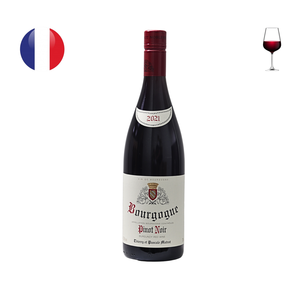 Domaine Matrot Bourgogne Pinot Noir 2021, 750ml