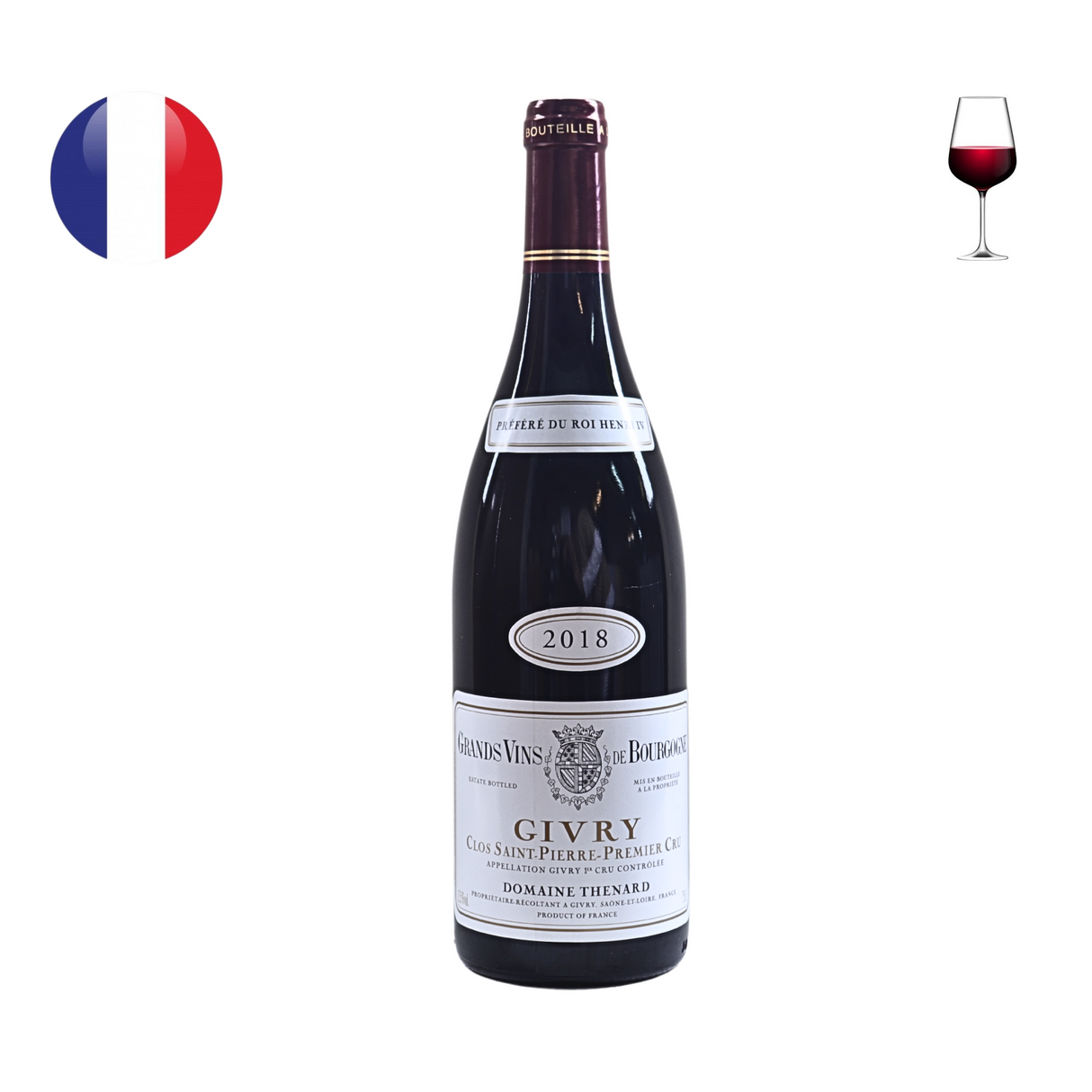 Domaine Baron Thenard Givry 1er Cru "Clos Saint Pierre" Rouge 2018