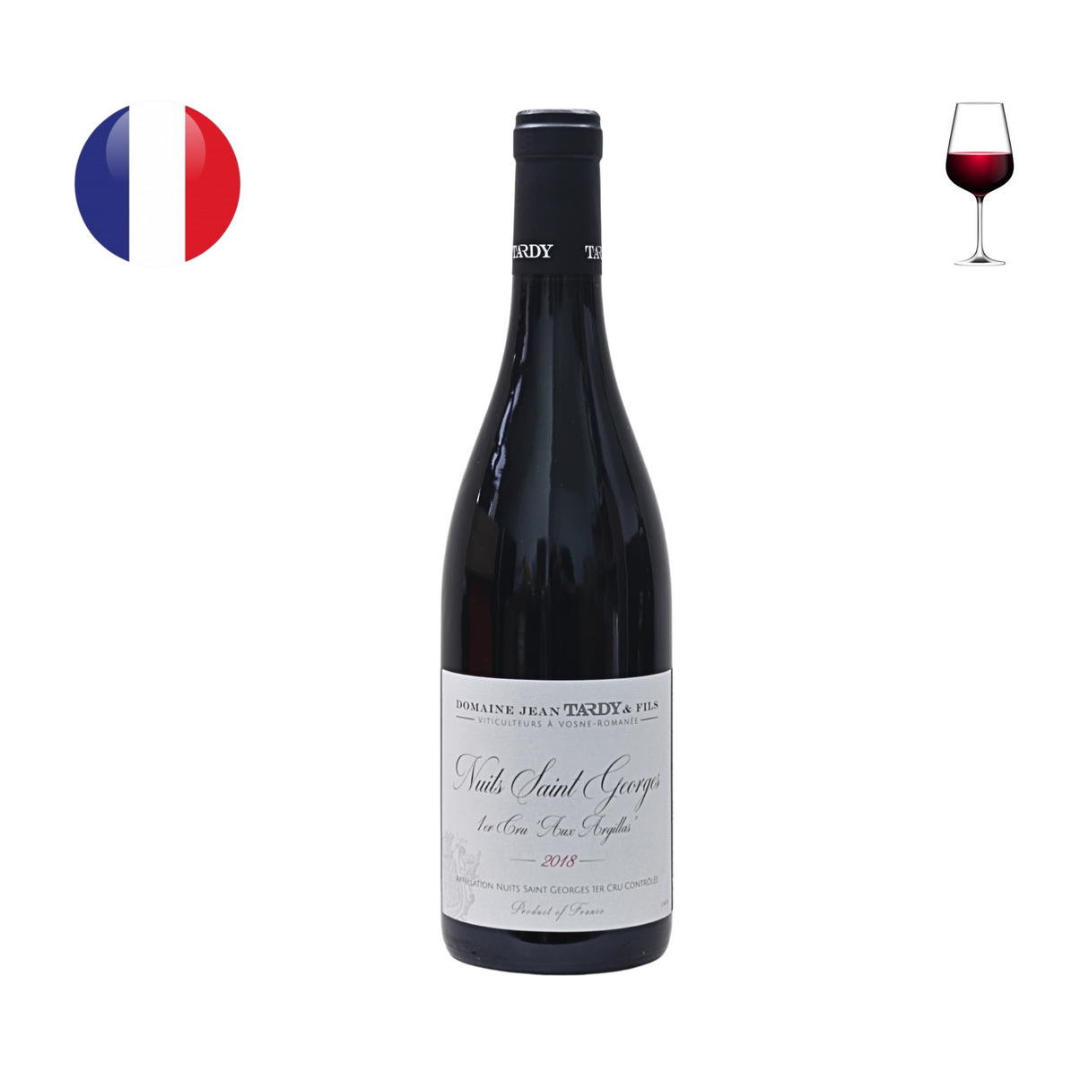 Domaine Jean Tardy Nuits St Georges 1er Cru "Aux Argillas" 2018, 750ml