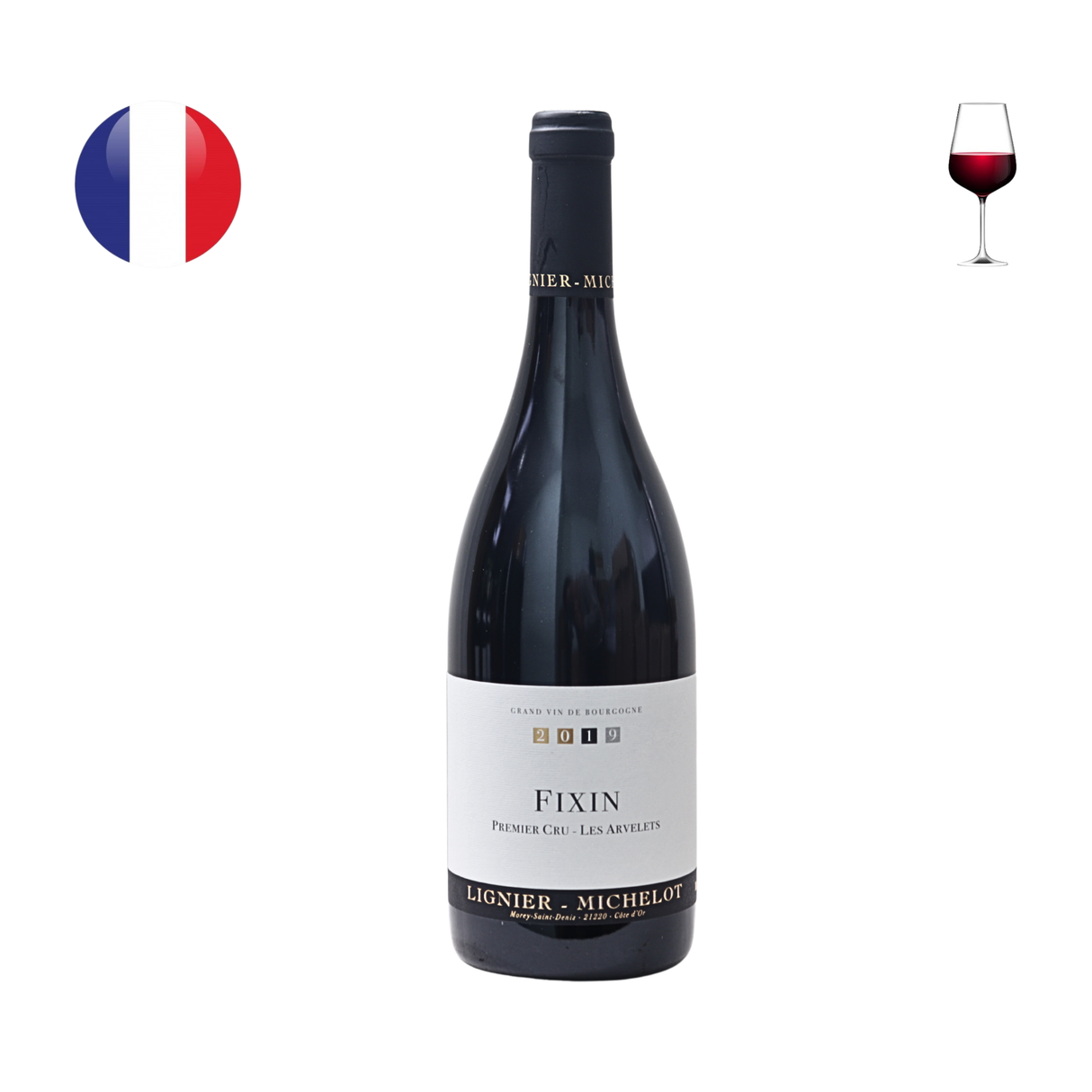 Domaine Lignier Michelot Fixin 1er Cru “Les Arvelets” 2019 年，750 毫升
