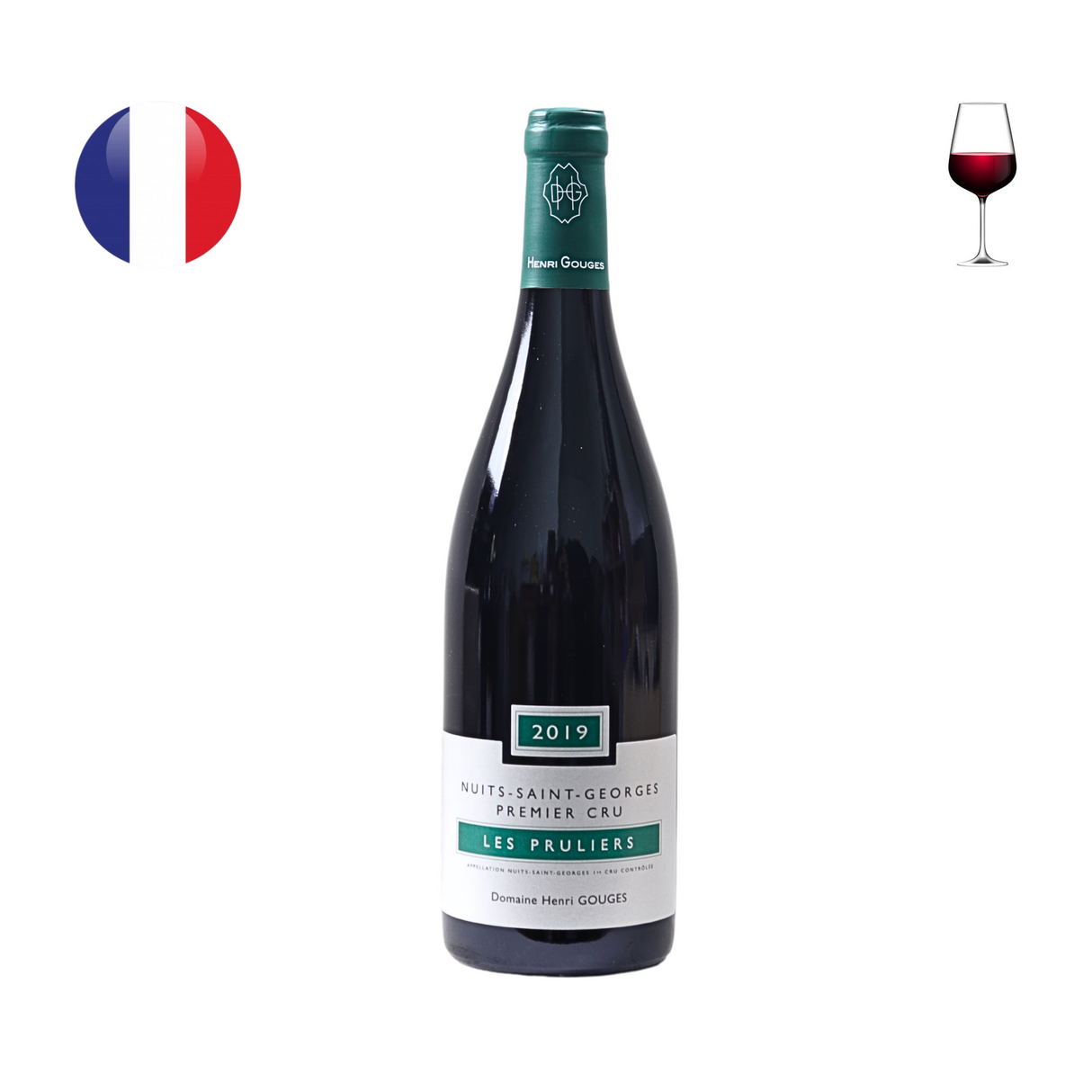 Domaine Henri Gouges Nuits St Georges 1er Cru "Les Pruliers" 2019