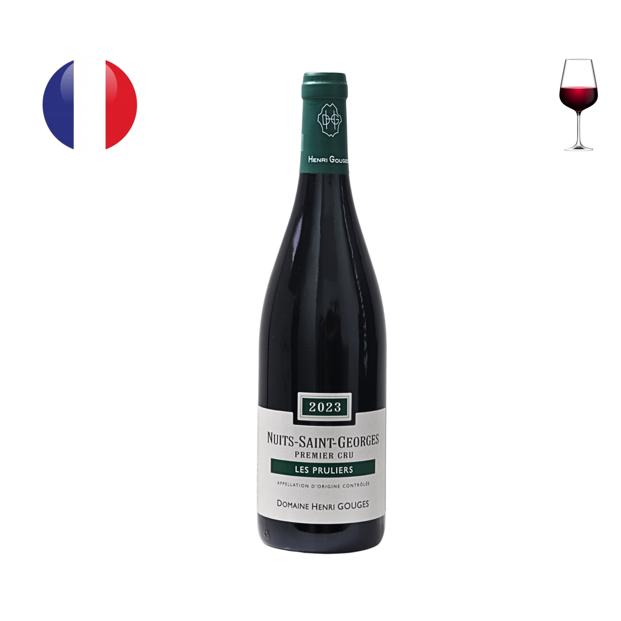 Domaine Henri Gouges Nuits St Georges 1er Cru "Les Pruliers" 2023, 750ml