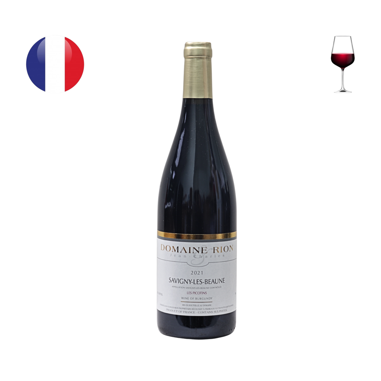 Domaine Jean-Charles Rion Savigny les Beaune Les Picotins Rouge  2021, 750ml