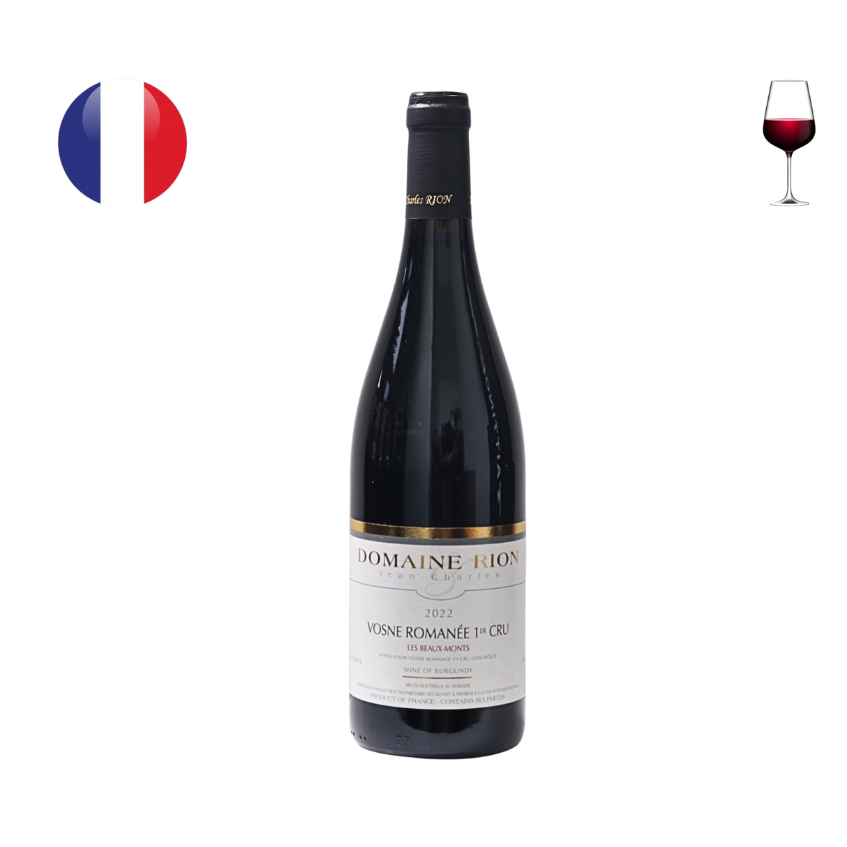 Domaine Jean Charles Rion Vosne Romanee 1er Cru "Les Beaux Monts" 2022, 750ml