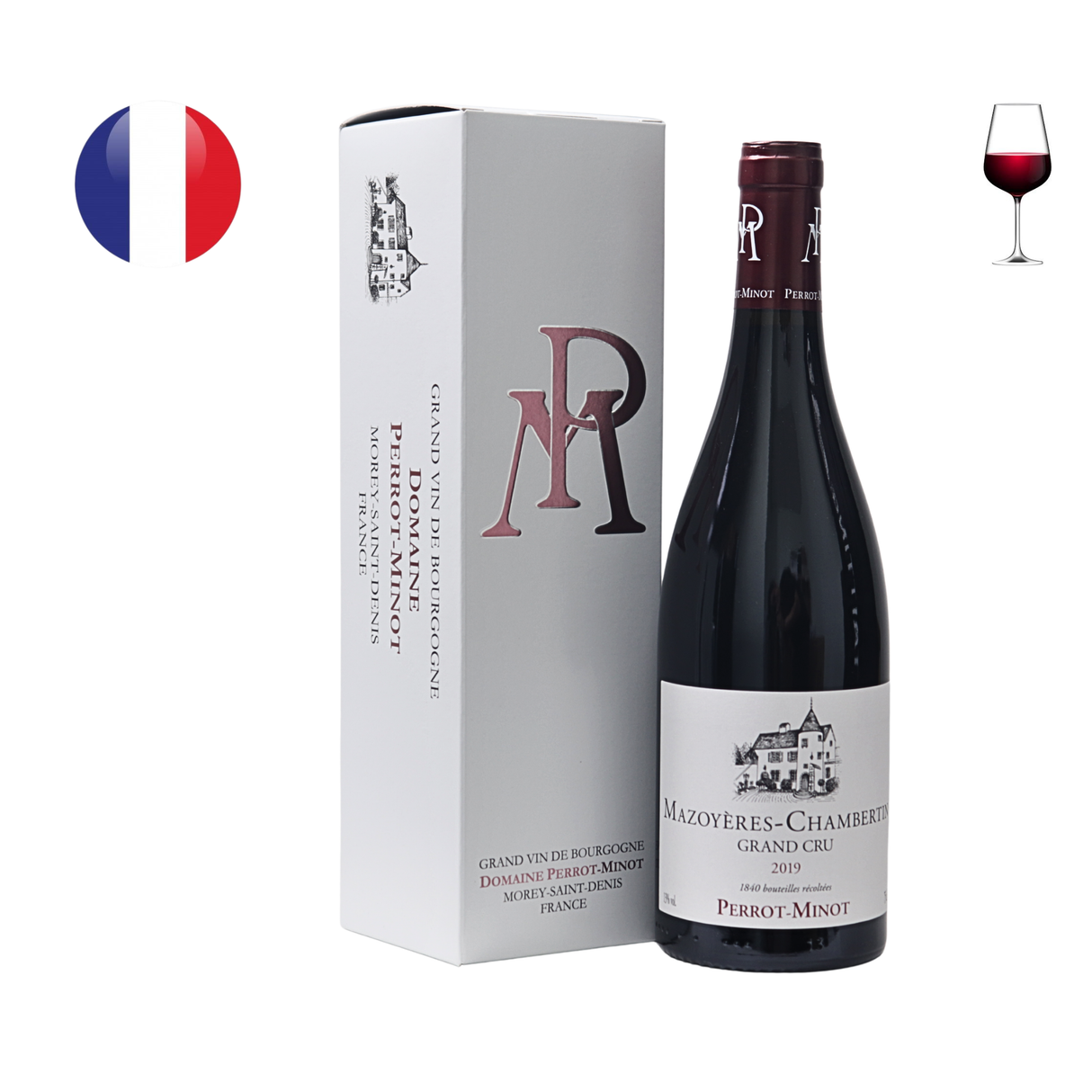 Domaine Perrot Minot Mazoyeres Chambertin Grand Cru 2019, 750ml