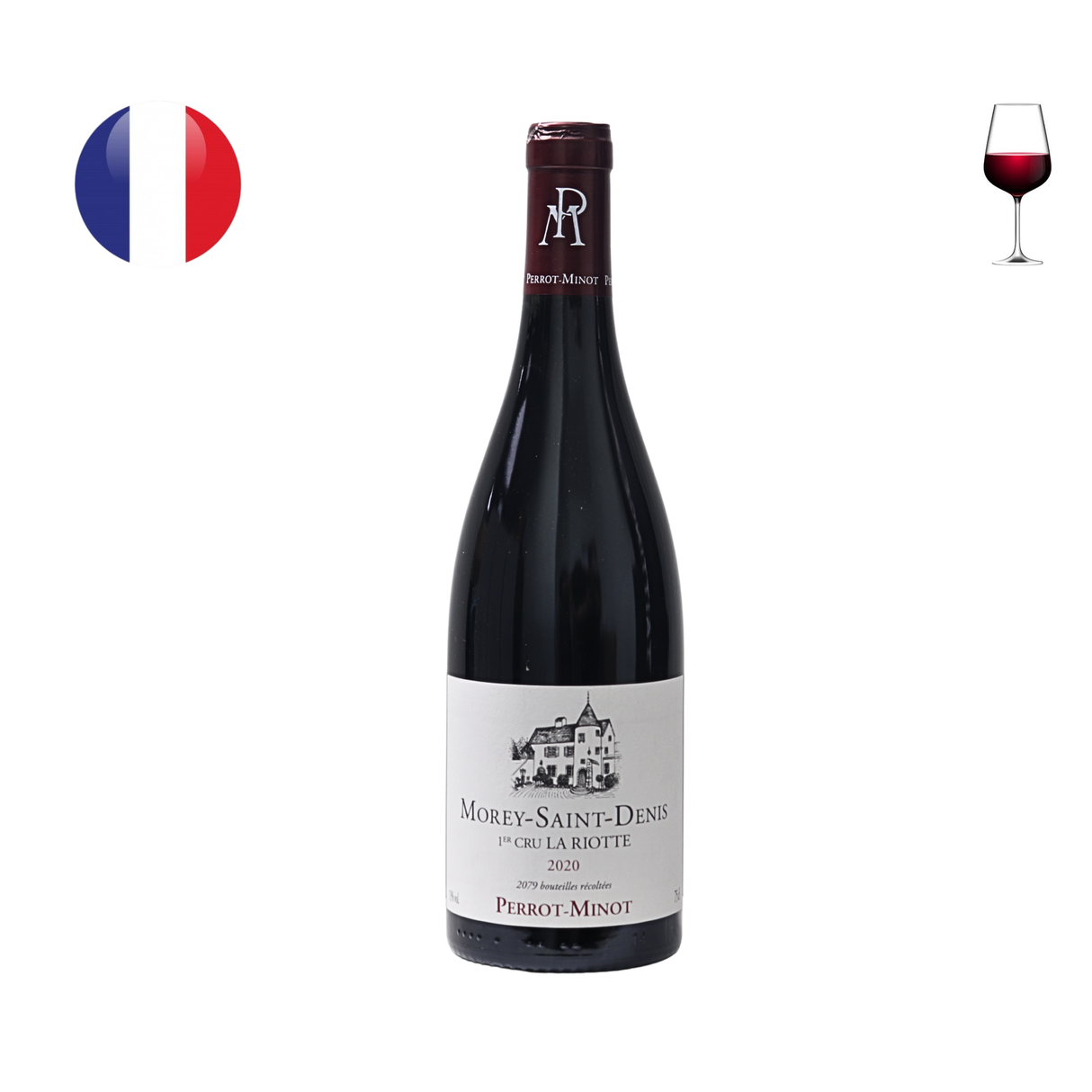 Domaine Perrot Minot Morey Saint Denis 1er Cru "La Riotte" 2020, 750ml