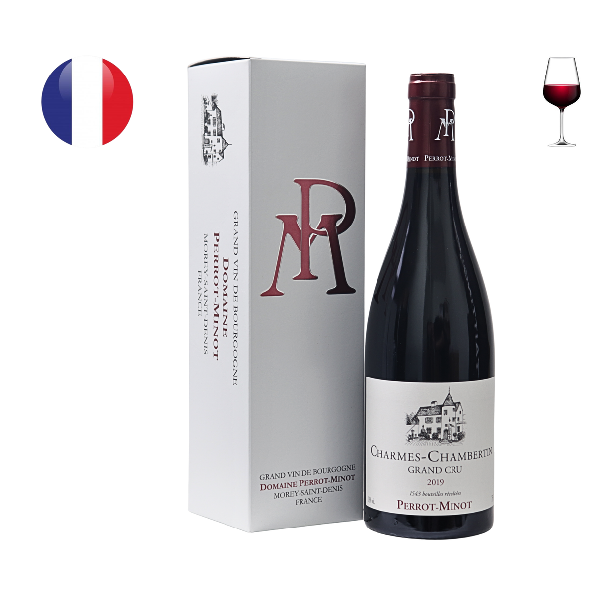 Domaine Perrot Minot Charmes Chambertin Grand Cru 2019, 750ml