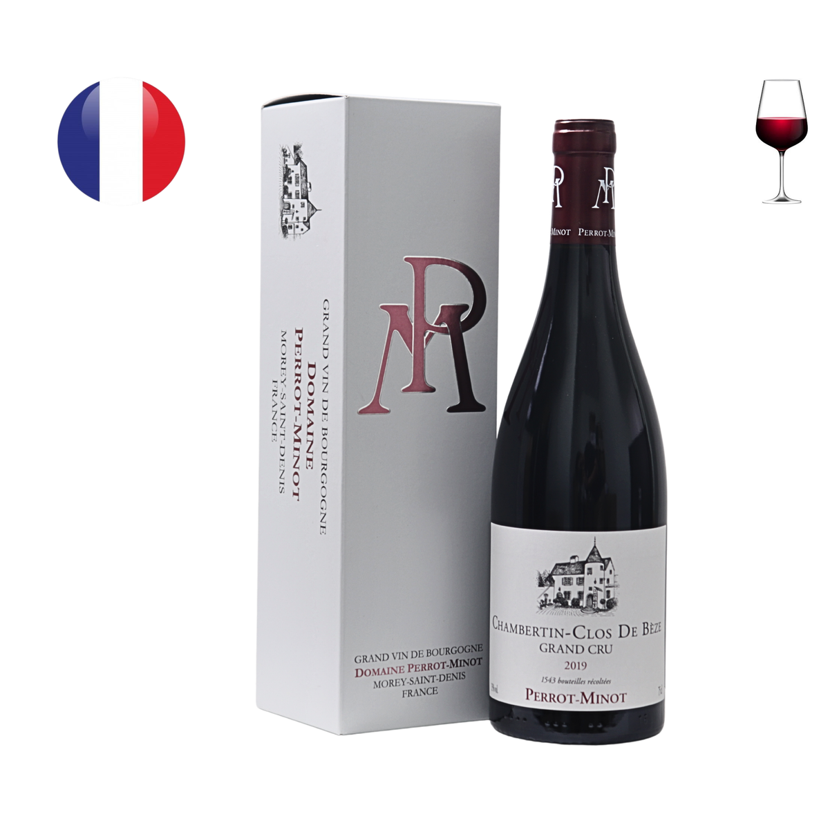 Domaine Perrot Minot Chambertin Clos de Beze Grand Cru 2019, 750ml