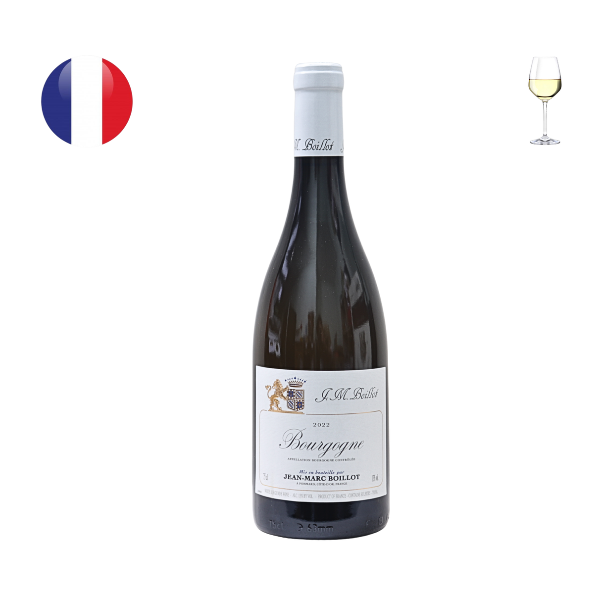 Domaine Jean-Marc Boillot 勃根地白酒 2022 年，750 毫升
