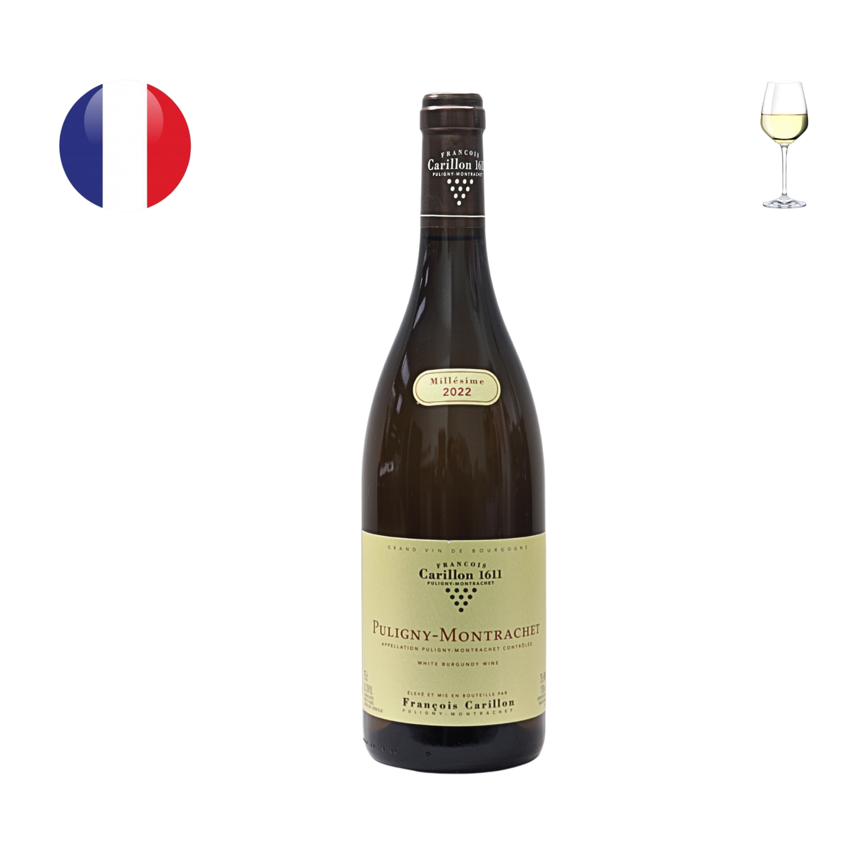 Domaine Francois Carillon Chassagne Montrachet Blanc 2022, 750ml