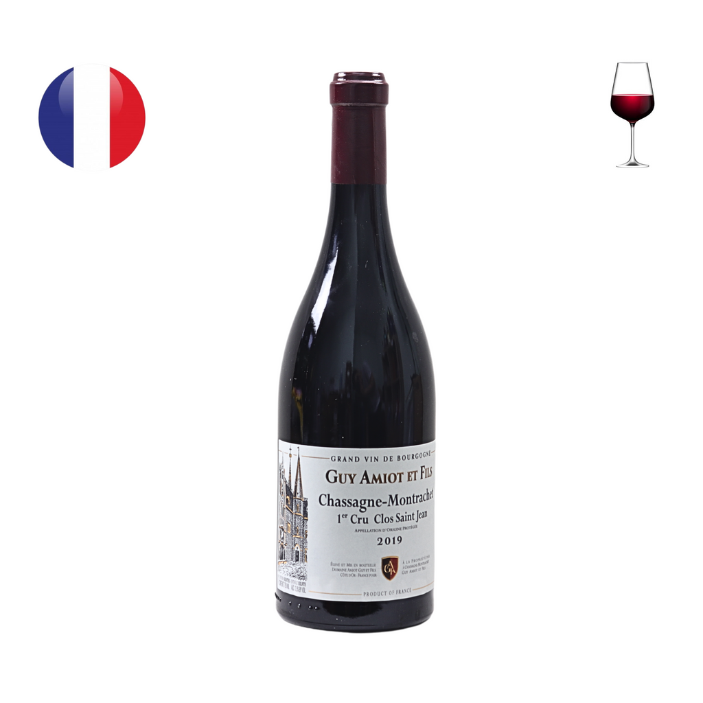 Domaine Guy Amiot & Fils Chassagne Montrachet 1er Cru "Clos St Jean" Rouge 2019