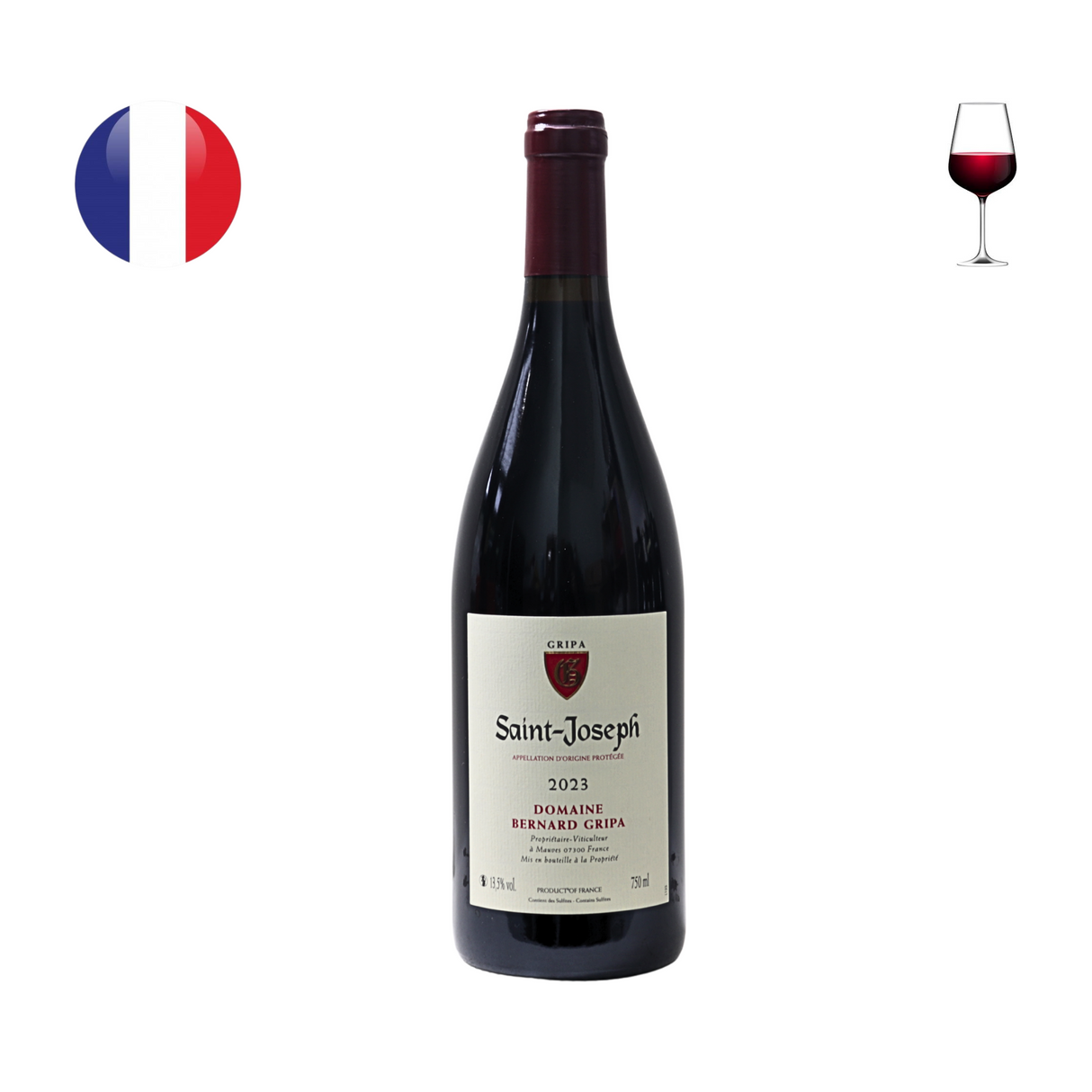 Domaine Bernard Gripa Saint Joseph Rouge 2023