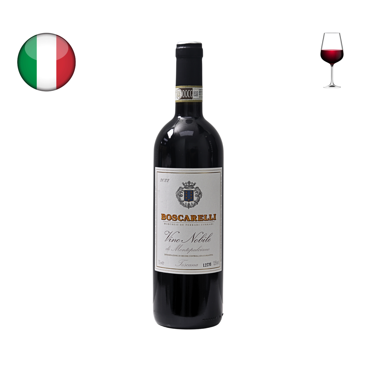 Poderi Boscarelli Vino Nobile di Montepulciano 2022, 750ml