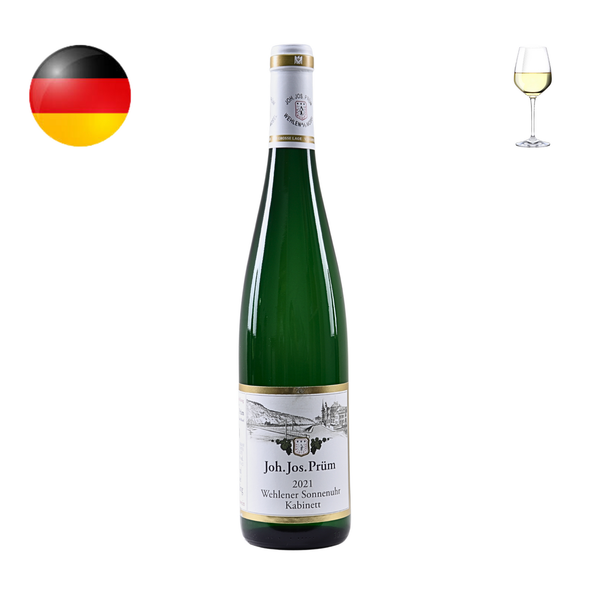 Joh. Jos. Prum "Wehlener Sonnenuhr" Riesling Kabinett 2021Joh. Jos. Prum "Wehlener Sonnenuhr" Riesling Kabinett 2021
