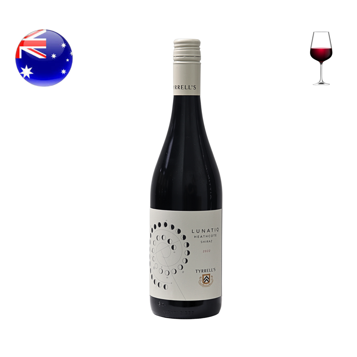 Tyrrell's "Lunatiq" Heathcote Shiraz 2022, 750ml