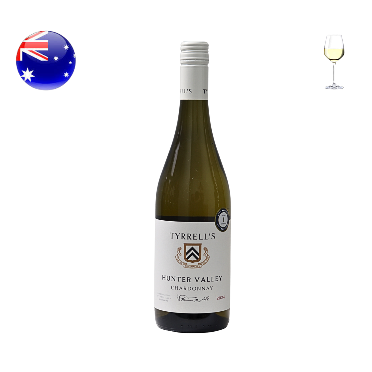 Tyrrell's Hunter Valley Chardonnay 2024, 750ml