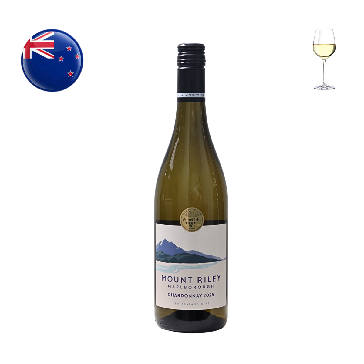 Mount Riley Chardonnay 2025, 750ml