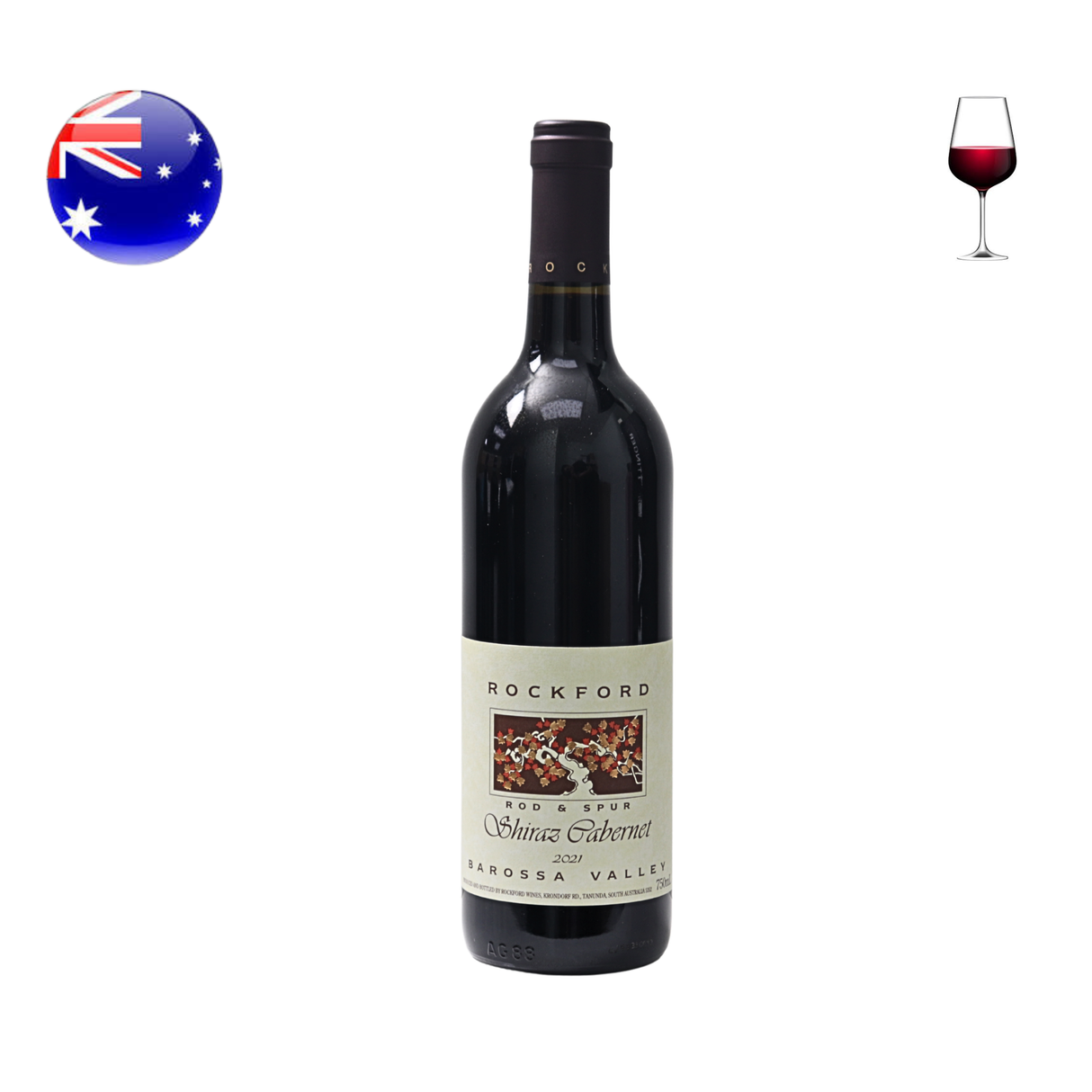 Rockford "Rod & Spur" Shiraz Cabernet 2021, 750ml