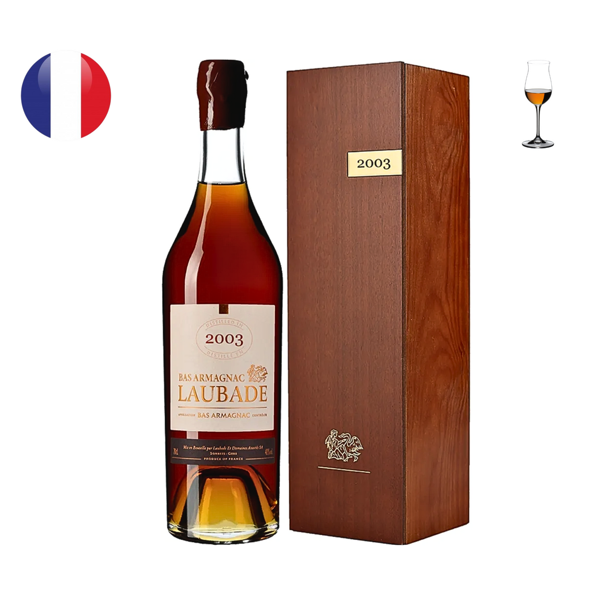 Chateau de Laubade Bas Armagnac Millesime 2003