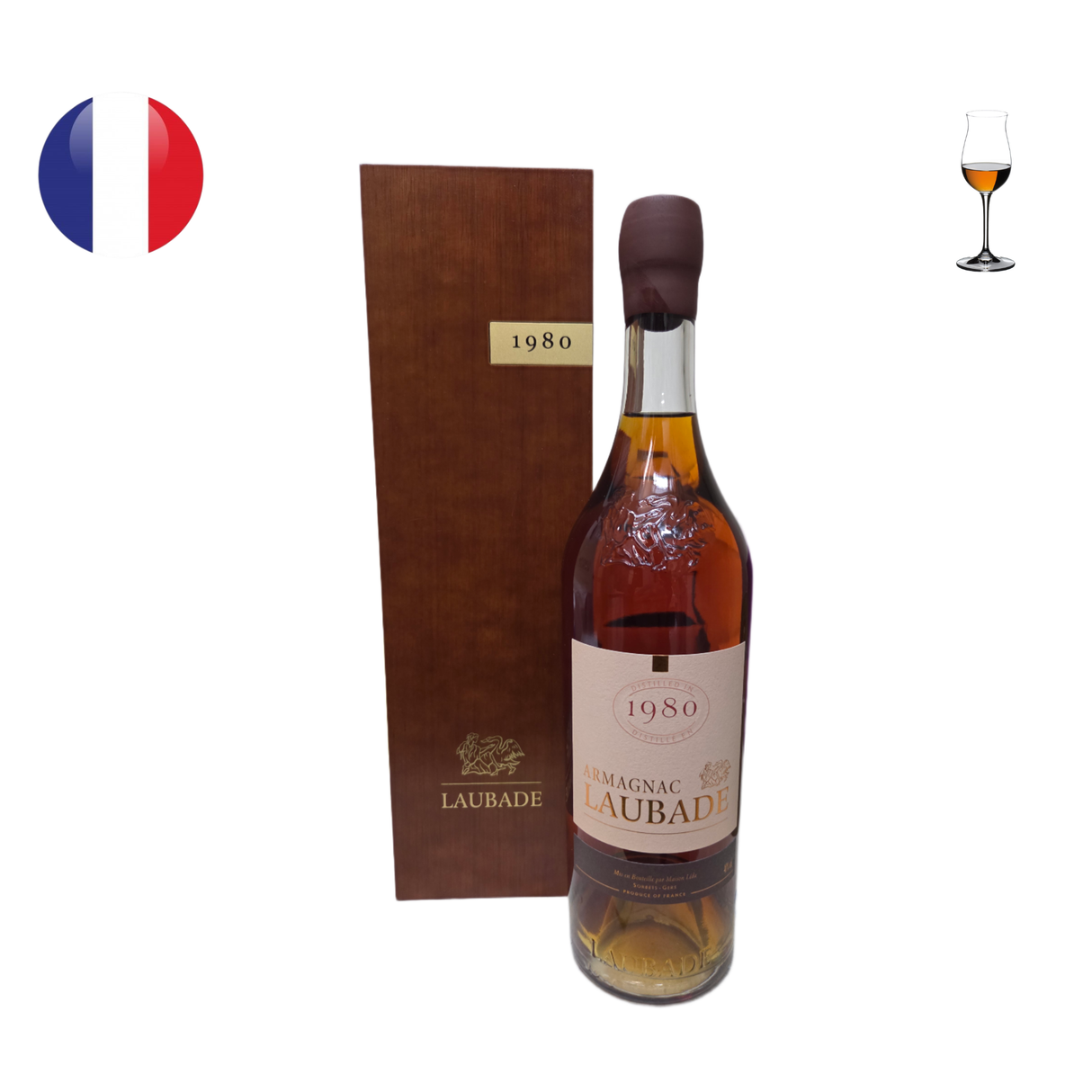 Chateau de Laubade Armagnac Millesime 1980