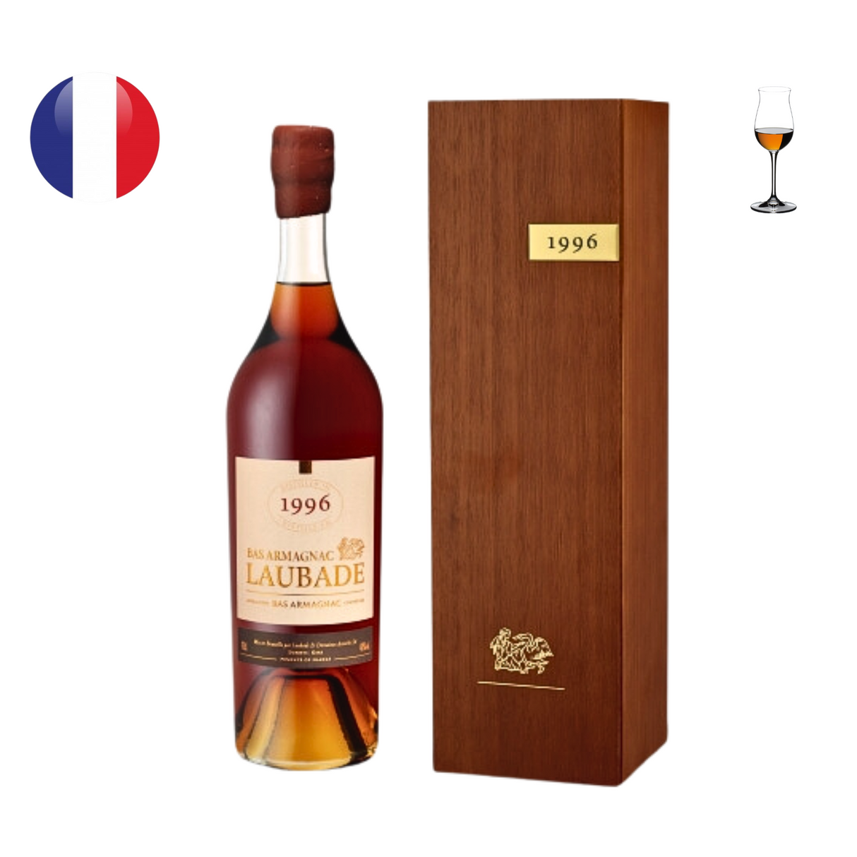Chateau de Laubade Bas Armagnac Millesime 1996