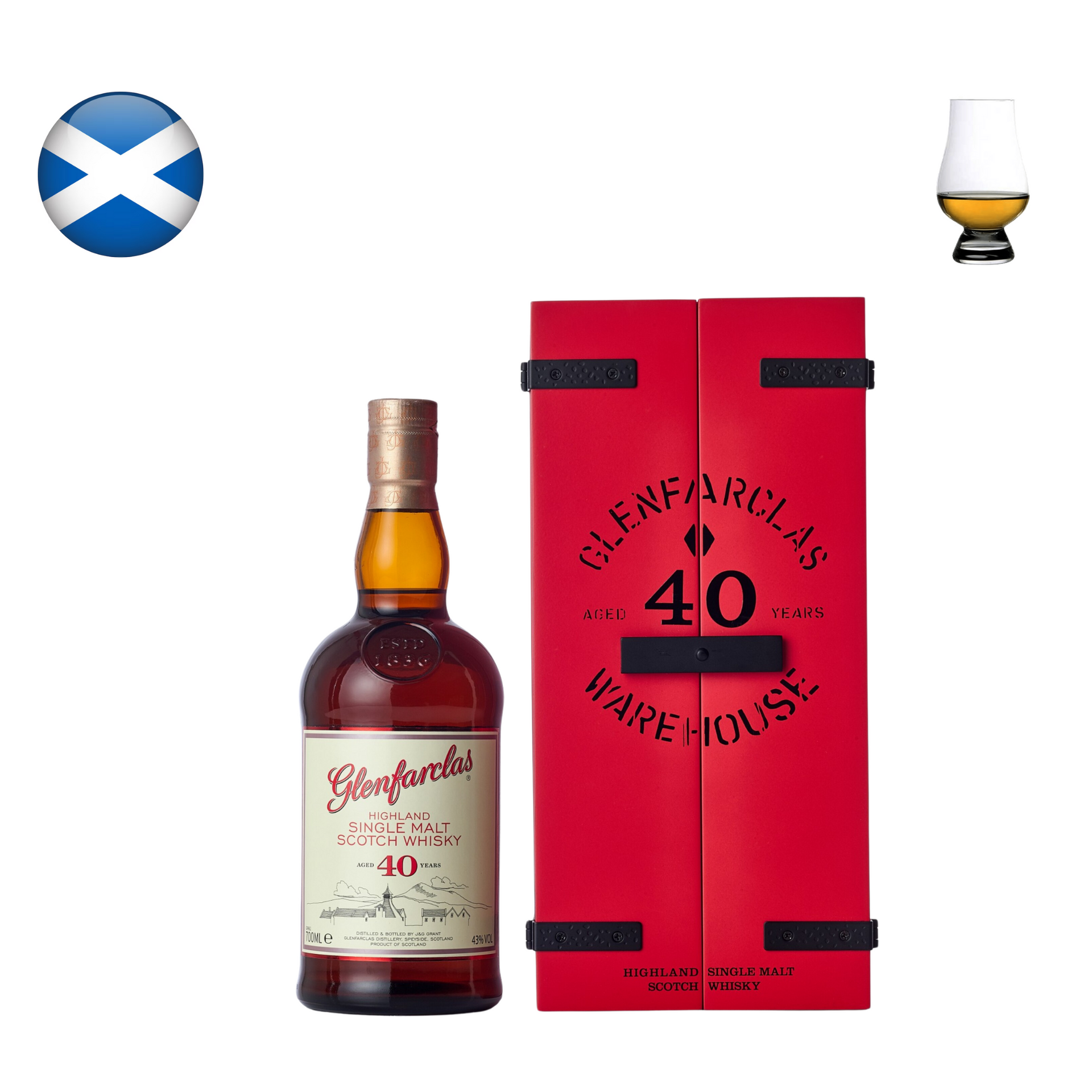 Glenfarclas 40 Year Old, 700ml – Grape n Grain