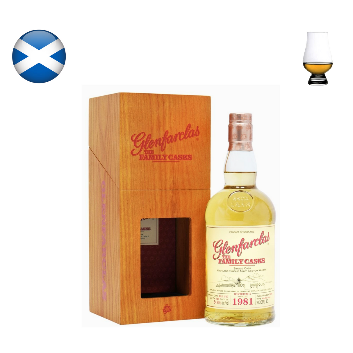 Glenfarclas 1981, Family Cask "Winter 2017"