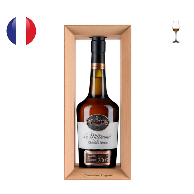 Christian Drouin Calvados Pays d'Auge Millesime 2003
