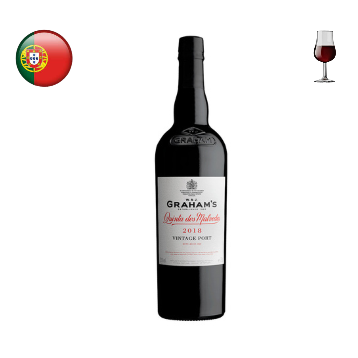 Graham's "Quinta dos Malvedos" Vintage Port 2018