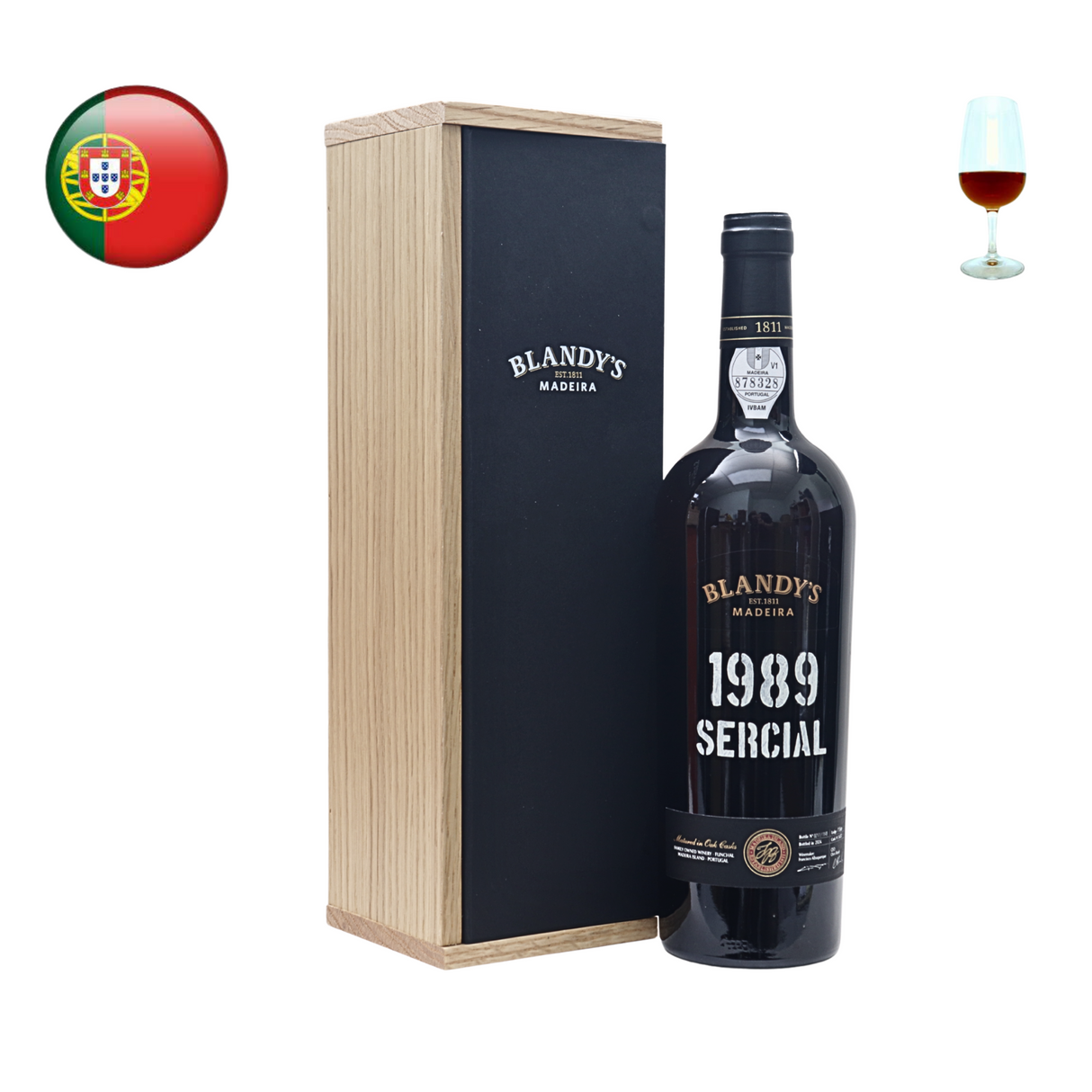 Blandy's Sercial Vintage Madeira 1989