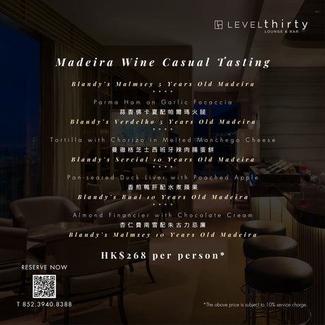 Blandy's Madeira tasting @Level Thirty Lounge and Bar