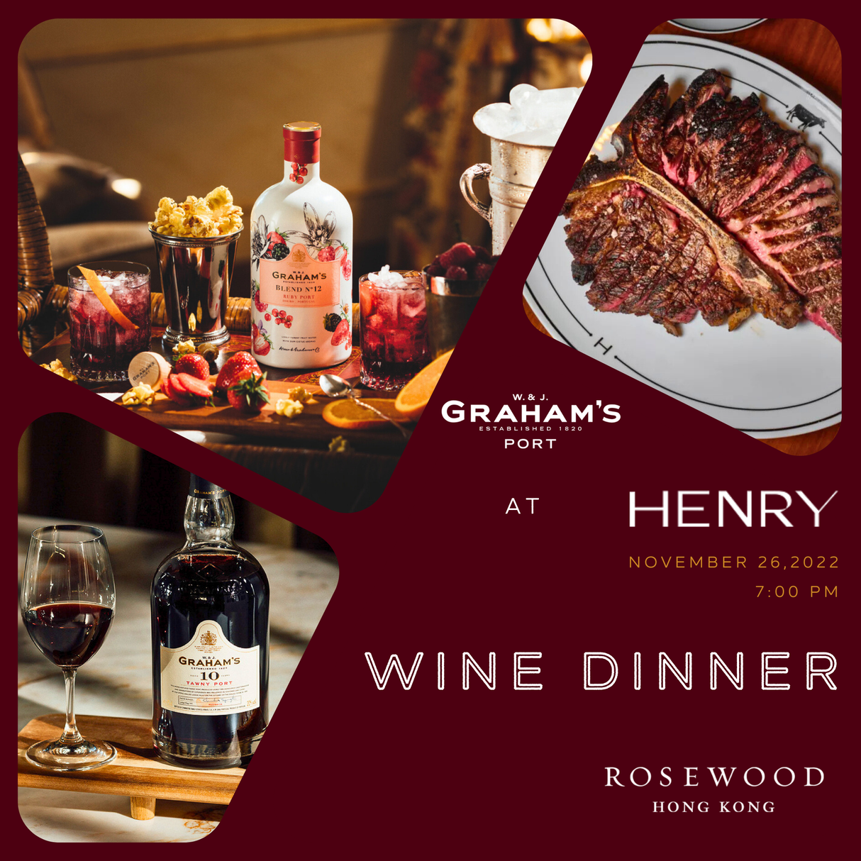 Graham's Port Wine Dinner 